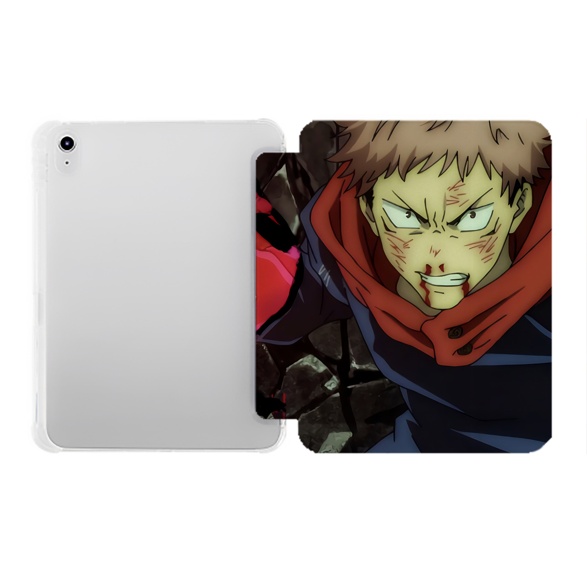 （画像用） SPY×FAMILY间谍家家酒 IPad ケース ペン収納付き 三つ折りスタンド PUレザー×シリコン 対応機種9.5/10.5/10.9インチ